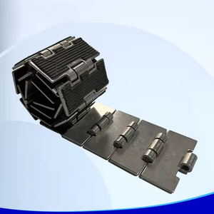 Nueva Cadena Transportadora de Superficie Plana PE 812-K400, Tipo de Bisagra Única Antideslizante para Uso en Plantas de Fabricación de Envasado y Embotellado - Product Image 4