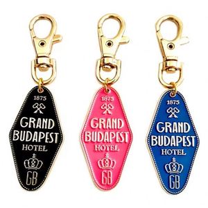 Llaveros Metálicos Negros Lisos en Promoción, Personalizables con Sublimación y Dorado, Llavero de Diseño para Hotel o Motel - Product Image 5