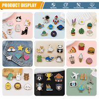 Broches et badges en émail personnalisés en métal, motifs dessin animé, machine à café, tasse à café, pour barista