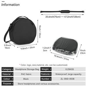 Bolsa de Transporte para Equipo de DJ, Versátil, de Poliéster, Organizador de Almacenamiento para <span class=keywords><strong>Auriculares</strong></span>, Cables USB y Accesorios Electrónicos, para Viajes - Product Image 6