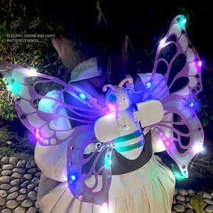 Fée ange princesse électrique LED papillon ailes filles papillon avec <span class=keywords><strong>des</strong></span> ailes mobiles - Product Image 3