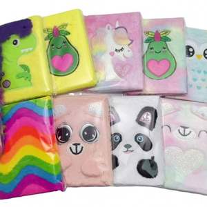 Diario/Cuaderno Personalizado con Cubierta de Felpa de Alta Calidad, Diseño de Mini Animales, Encuadernación Térmica, Tapa Dura A5, para Niños, Oficina, Damas - Product Image 6