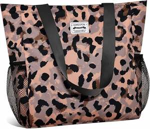 Bolsa de Playa de Malla Negra Transparente de Muestra Gratuita, Bolsa de Almacenamiento Reutilizable de Gran Capacidad, Bolsa de Compras, Equipaje, Bolsas - Product Image 2