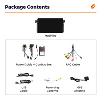 MEKEDE 4 cœurs 2+32 Go Écran IPS 1024*600 Android 14 Car-play Autoradio FM Navigation pour BMW E46 1998-2006