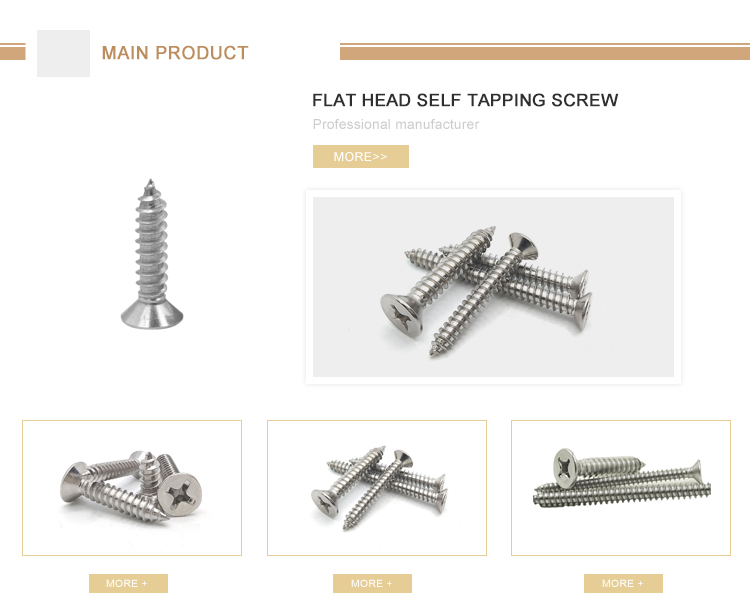 Stainless Steel Phillips Round Washer Screw Hex Head Truss Self Tapping Screw For Metal