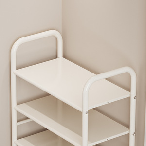 ชั้นวางรองเท้าแบบเรียบง่าย, บันไดหน้าประตู, หอพักในครัวเรือน, ตู้รองเท้าอเนกประสงค์เหล็กดัดแบบบูรณาการแบบประหยัด - Product Image 3