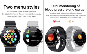 <span class=keywords><strong>Smartwatch</strong></span> sportivo QW33 con risposta alle chiamate <span class=keywords><strong>Bluetooth</strong></span>, calendario, schermo, fitness tracker, braccialetto in silicone. - Product Image 5