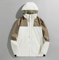 Veste bomber légère et tendance pour l'automne, idéale pour les activités de plein air, à une seule couche, avec capuche amovible, imperméable, unisexe