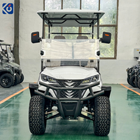 Voiturette de golf à essence CAMP 300cc, 6 places, homologuée pour la route, buggy tout-terrain certifié EPA pour ferme et propriété
