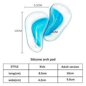 Mannen Comfortabele Gel Boog Steun Kussen Pads Platvoeten Plantaire Fasciitis Orthotische Inlegzolen Voor Vrouwen - Product Image 3