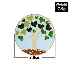 Broche de Hierro Fundido Estilo Europeo Americano con Diseño de Árbol de la Vida, Adorno Navideño para Bolsos, Sombreros y Accesorios para Aniversarios - Product Image 6