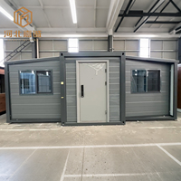Maison conteneur pliable de haute qualité 20 pieds 40 pieds, maisons conteneurs maritimes préfabriquées en structure acier, maison pliable portable