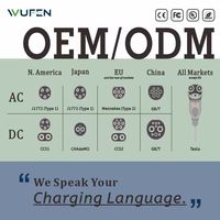 Nouvel adaptateur Wufen GBT vers Type 1 et Type 2, connecteur de charge AC 32A pour véhicules électriques GB/T et SAE J1772
