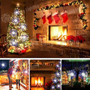 Lumière de Noël à LED en forme de feu d'artifice pour les places de ville et les excursions nocturnes panoramiques, étanche IP65 - Product Image 1