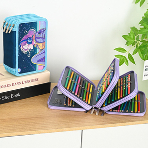 GF artisti <span class=keywords><strong>adulti</strong></span> professionisti che disegnano e colorano matite di grande capacità 48 matite colorate con custodia con cerniera - Product Image 4