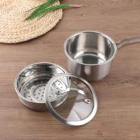 Vente chaude OEM/ODM 304 en acier inoxydable double couche lait vapeur pot double chaudières