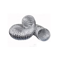 Kit de ventilation, fournisseur chinois, conduit semi-rigide flexible en aluminium, couvercle de ventilation rond en acier inoxydable 125MM