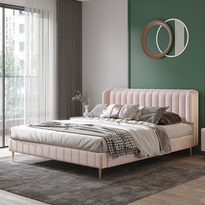 Gli ultimi mobili per camera da <span class=keywords><strong>letto</strong></span> progettano la struttura <span class=keywords><strong>del</strong></span> <span class=keywords><strong>letto</strong></span> King Size <span class=keywords><strong>con</strong></span> la <span class=keywords><strong>testiera</strong></span> <span class=keywords><strong>del</strong></span> <span class=keywords><strong>letto</strong></span> <span class=keywords><strong>del</strong></span> cuscino - Product Image 3