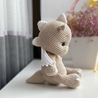 Peluche personnalisée Amigurumi Dinosaure au crochet Grande poupée Dinosaure Poupée Crochet personnalisée pour enfants
