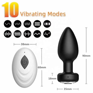 Consolador de Control remoto Popular, vibrador Anal, tapón Anal, masajeador de próstata para hombres, masturbador femenino, Juguetes sexuales para adultos para mujeres, hombres y homosexuales - Product Image 2