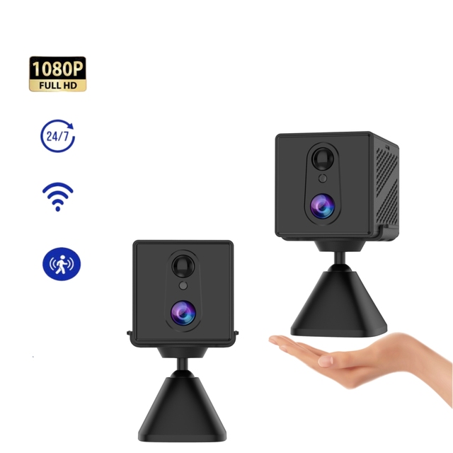 Top CB70W Mini Wifi Camera 5M Night Vision Battery Powered Camera Video Recording Security Wifi Wireless Indoor Camera Battery