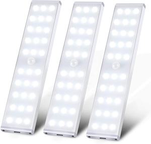 Рекламный продукт, светодиодный ночник с USB-зарядкой, энергосберегающий, для спальни, с датчиком движения, освещение для шкафа - Product Image 1