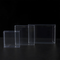 Boîtes d'emballage transparentes en plastique écologiques personnalisées OEM, pliables, avec gaufrage, pour la présentation de bijoux, de bougies et de savons