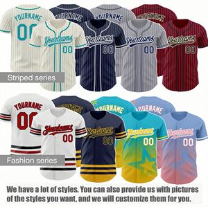 Oem производитель трикотажных изделий, оптовая продажа, унисекс, индивидуальный дизайн, бейсбольная одежда с сублимационной печатью - Product Image 2