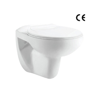 WC monobloc en céramique de style occidental à chasse directe, prix abordable, articles sanitaires pour salle de bain