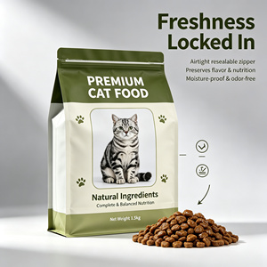 Sachet Doypack Personnalisé en BOPP avec Bec Verseur, Imprimé Offset, Refermable, pour Emballage d'Aliments Secs pour Animaux de Compagnie - Product Image 3