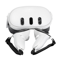 Coque de protection antidérapante de haute qualité Custom Fit Quest3 VR Gamepad Couvercle de batterie avec cordon de main