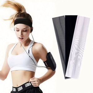 Diadema Deportiva Elástica de Color Sólido con Logotipo Personalizado de 6*22 cm, Bandas para el Cabello para Yoga y Gimnasio, Antideslizantes, Deportivas - Product Image 2