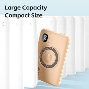 Nhà Máy Bán buôn ngân hàng điện 10000 mAh ánh sáng sơn mini thời trang sạc di động với LCD hiển thị kỹ thuật số ngân hàng điện - Product Image 5