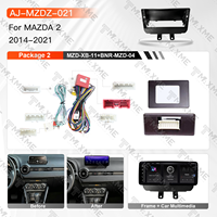 Nouveautés Autoradio 12,3 pouces avec CarPlay/Android Auto sans fil/Lecteur DVD/DSP pour Mazda2 2014-2021 Écran