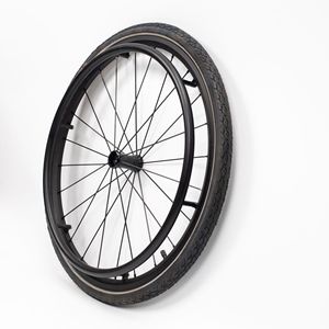 Roues de fauteuil roulant tout-terrain Shi Peng, 24 rayons, en alliage d'aluminium, pneus réfléchissants, accessoire de sport tendance - Product Image 3