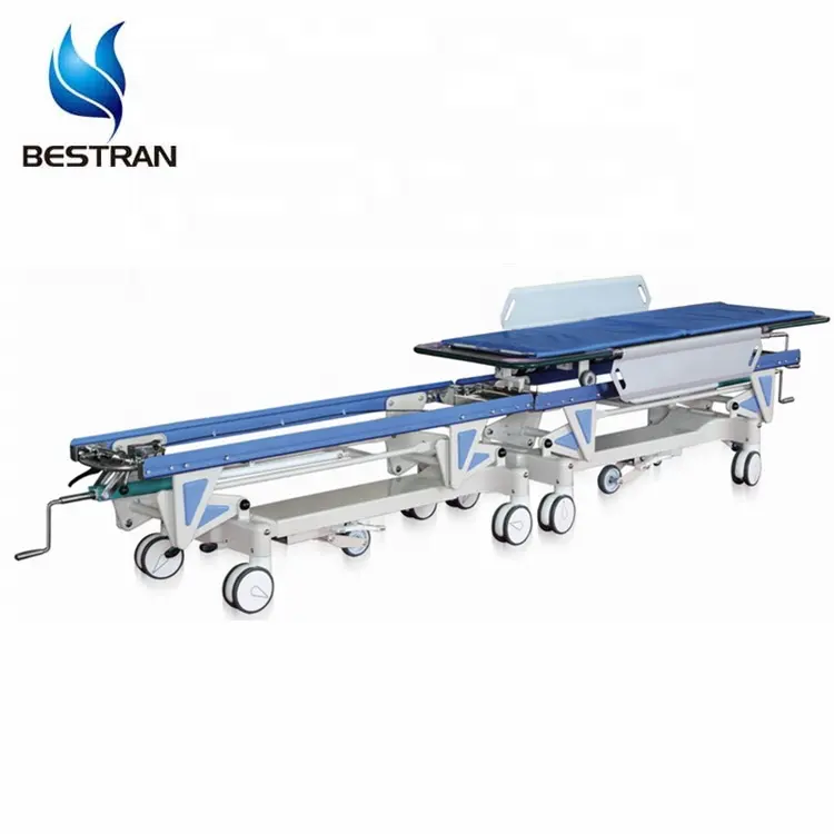 BT-TR004 Connecting transfer patient trolley for operation room transport connection hospital medical stretcher