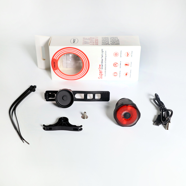 New Image TWOOC-003 USB Charge Night Cycling Lamp Road Bike LED Safety Light Auto Bicycle Rear Light Cycling Smart Taillight