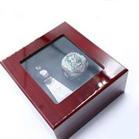 Boîte de présentation pour bague de champion des Philadelphia Eagles 2025, en alliage classique plaqué or, pour trophées de championnat, événements sportifs et universitaires