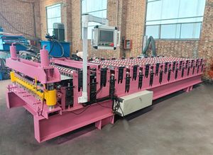 High Quality Color Steel <b>Tile</b> Forming Machine Double Layer Trapezoidal Iron <b>Sheet</b> Cold Roll Forming Machine - Product Image 3
