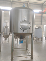 Cuve de Fermentation en Acier Inoxydable avec Système de Contrôle de Température pour le Traitement du Café Spécialisé