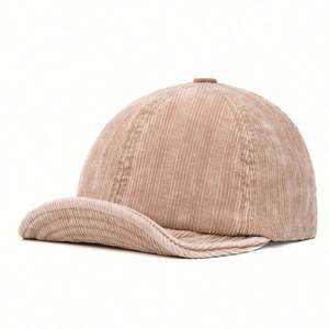 Gorra de Béisbol de Estilo Japonés Vintage con Visera Suave, de Pana Lavada, para Hombre y Mujer, a la Moda, para Exteriores y Skate, para Otoño - Product Image 1