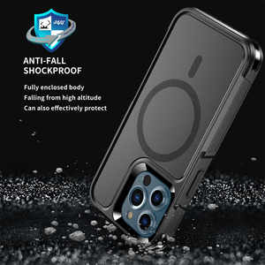Étui magnétique CHAOYIDIAN pour <span class=keywords><strong>iPhone</strong></span> 16 15 14 Pro Max Plus 13 <span class=keywords><strong>Mini</strong></span> <span class=keywords><strong>12</strong></span>, protection contre les chutes, résistant aux chocs - Product Image 5