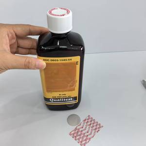 <span class=keywords><strong>Botella</strong></span> de Plástico Ámbar Cuadrada de 473 ml (16 oz) <span class=keywords><strong>con</strong></span> Tapa de Rosca Normal 28/400 Sellada para su Protección, <span class=keywords><strong>con</strong></span> Etiquetas Tris - Product Image 4