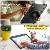 Coque de téléphone portable antichoc pliable style INS en PC+TPU avec support pour enfants, compatible Tab S10 FE/S9 11''/8.7'' SM-X216B SM-X110