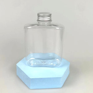 Botella de Plástico PET de Grado Alimenticio de 350 ml para Bebidas y Jugos con Tapa de Rosca, Botella de Plástico PET Cuadrada para Jugos - Product Image 2