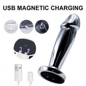 Juguetes Sexuales Anales de Acero Inoxidable al por Mayor, con 10 Funciones de Vibración, para Agrandar el Ano, Tapón Anal para Hombres <span class=keywords><strong>Gay</strong></span> - Product Image 3