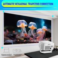 Projecteur 4K Cinéma Familial HY450MAX OS14 avec 2 x 16 Go, Décodage 8K Haute Résolution, Résolution Native 1080P – Vente en Gros