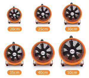 12-16 Zoll 220V tragbarer Ventilator Abluft ventilator Abluft ventilator Flexibler Kanal Abluft kühler <span class=keywords><strong>PL</strong></span> - Product Image 2