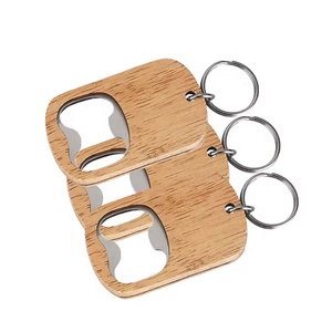 Tùy chỉnh bằng gỗ bia & mở chai với móc chìa khóa cho hộ gia đình sử dụng nhà bếp - Product Image 4