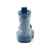 Bottes de pluie en caoutchouc 3D pour tout-petits unisexes, doublées de polaire, imperméables, antidérapantes, pour les enfants, pour les journées pluvieuses en plein air